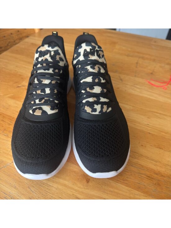APL‎ Black Cheetah Print TechLoom tracer 10.5 Sneakers athletic propulsion labs